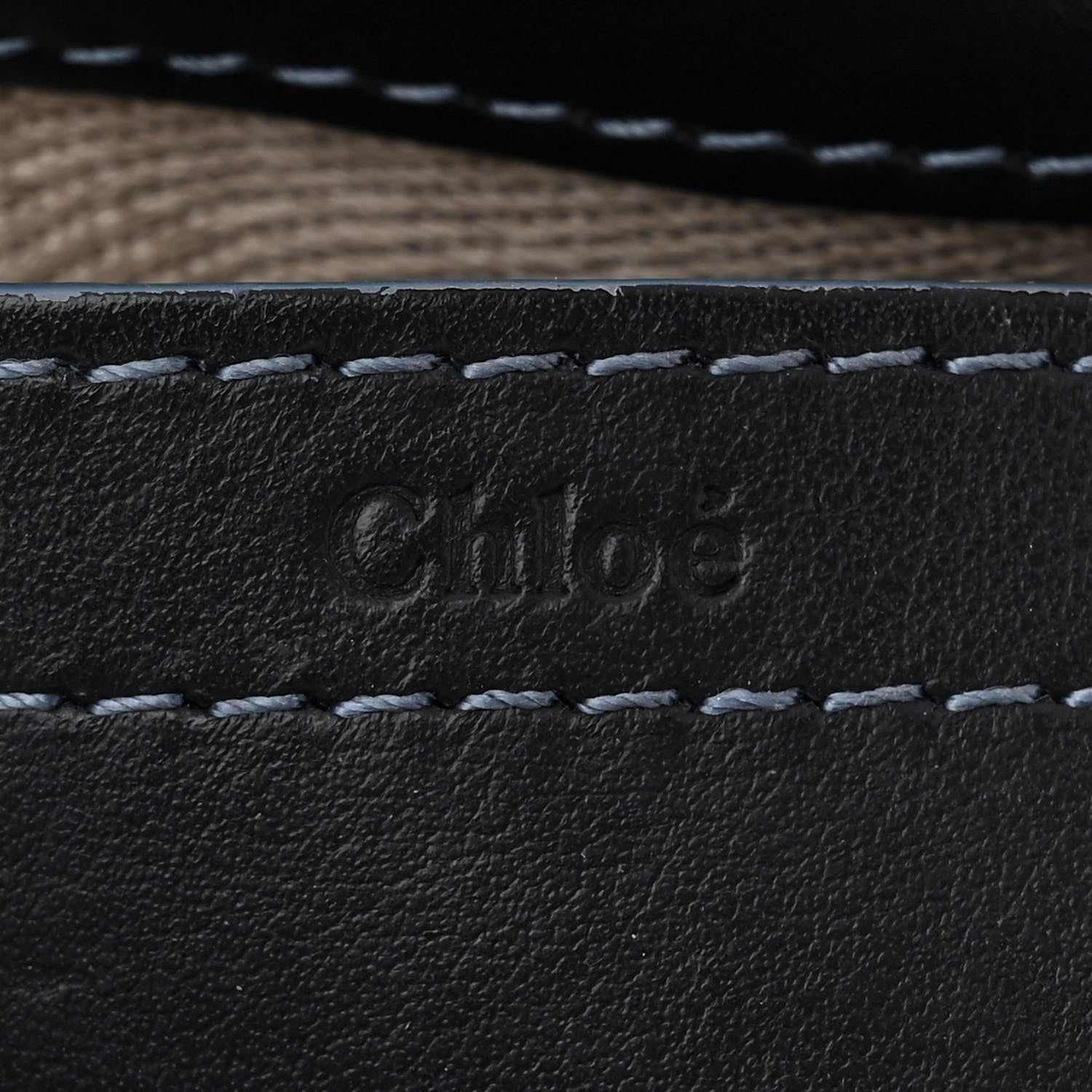 Chloe Suede Small Marcie Saddle Bag Graphite Navy 6 of 11