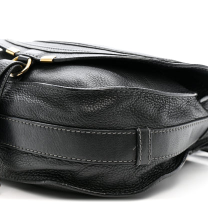 Chloe Calfskin Medium Marcie Round Crossbody Bag Black 11 of 16