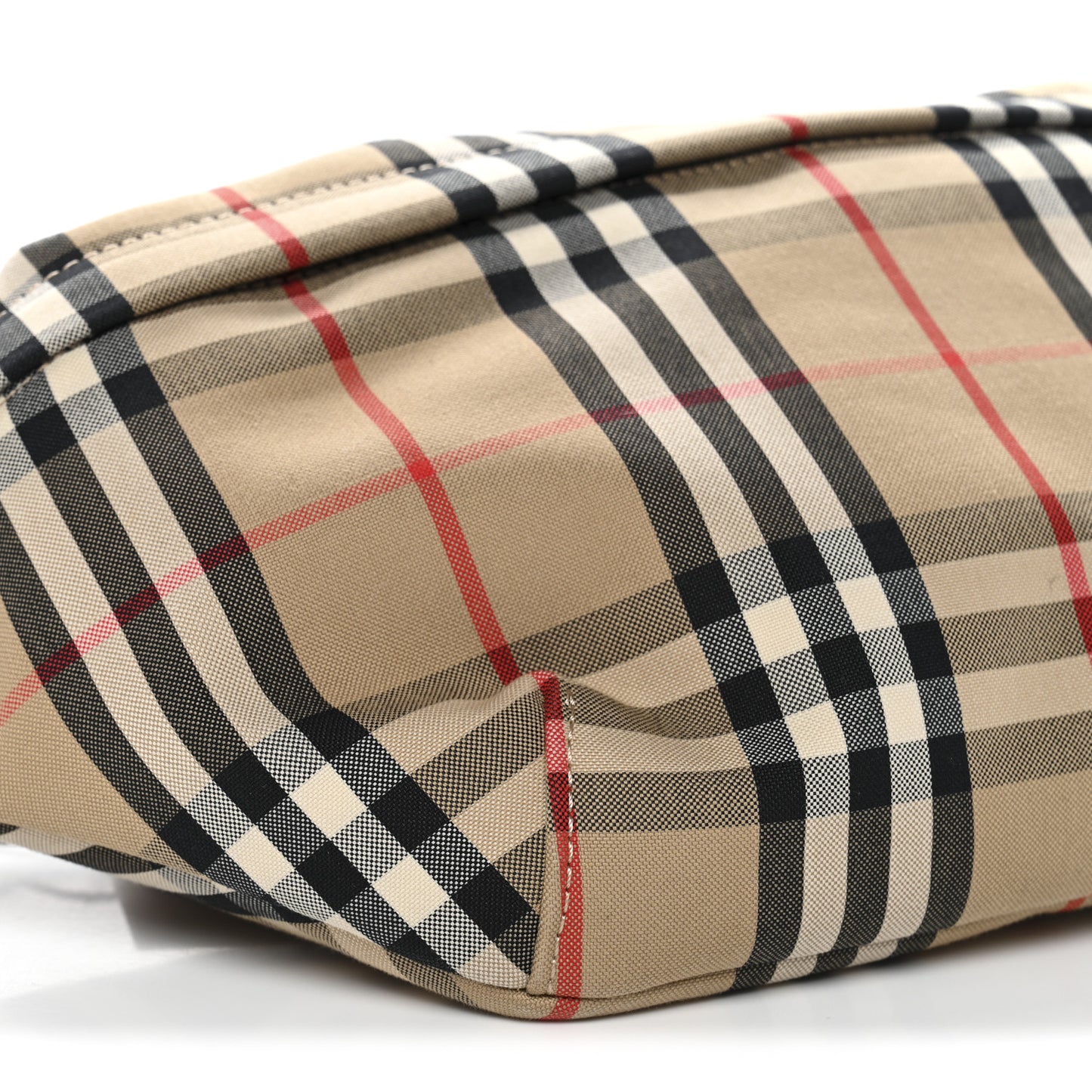 Nylon Vintage Check Medium Sonny Bum Bag Archive Beige Black