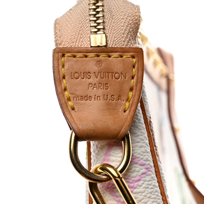 Louis Vuitton Monogram Multicolor Pochette Accessories White 6 of 9