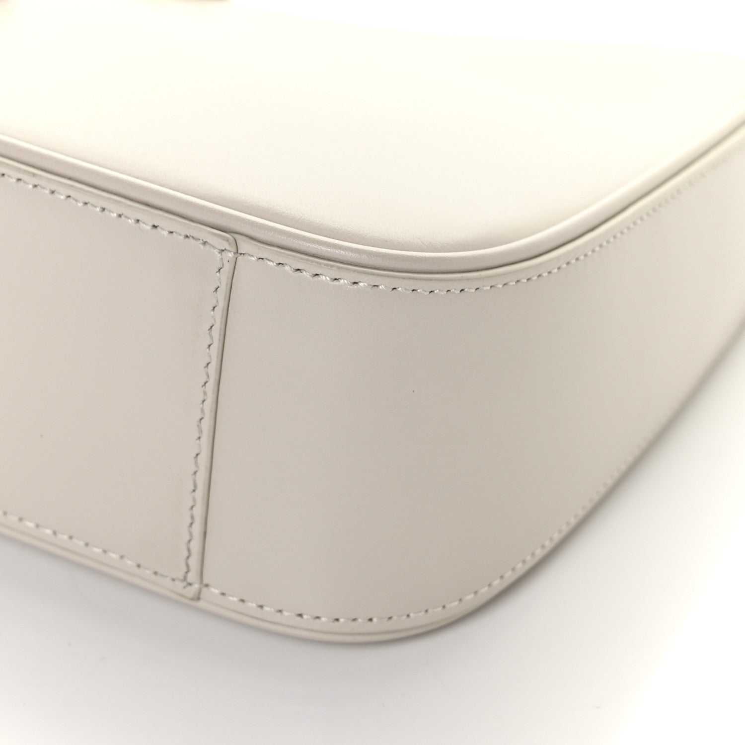 Saint Laurent Smooth Calfskin Le 5 A 7 Hobo Blanc Vintage 9 of 13