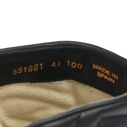 Gucci Nappa Matelasse GG Marmont Espadrille Slippers 41 Black 8 of 9