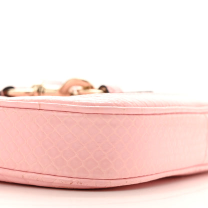 Gucci Snakeskin Mini Jackie Notte Bag Pink 9 of 12