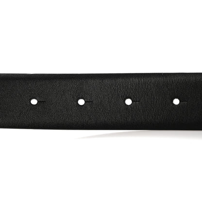 Chanel Calfskin CC Reversible Belt 70 28 Black Burgundy 3 of 6
