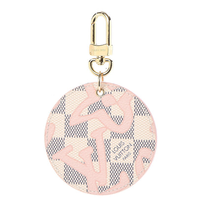 Louis Vuitton Damier Azur Tahitienne Bag Charm Key Ring 1 of 3