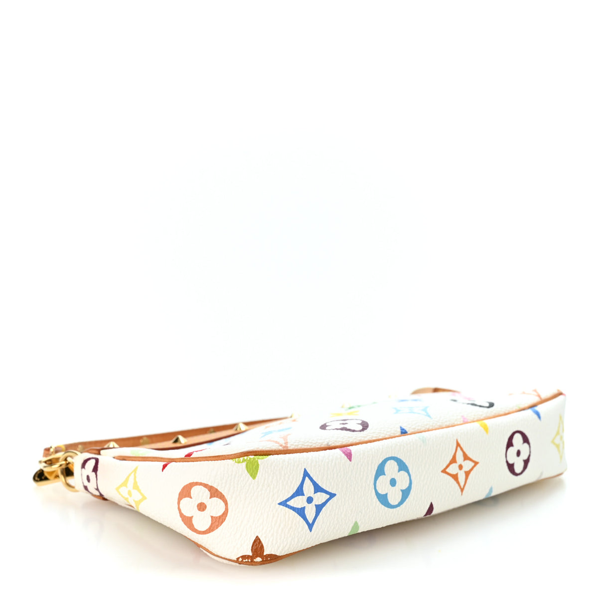Monogram Multicolor Pochette Accessories White