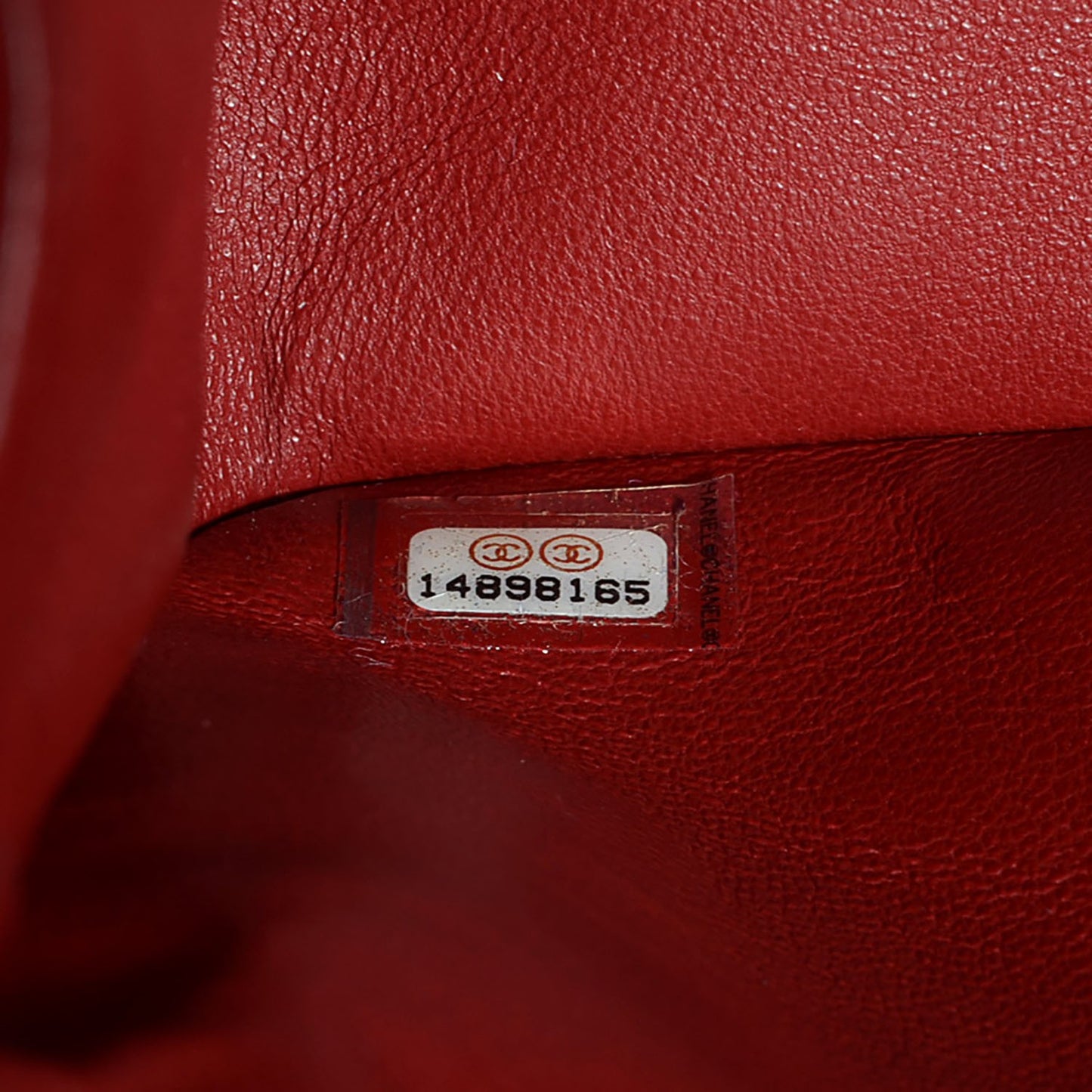 Caviar Quilted Jumbo Double Flap Red
