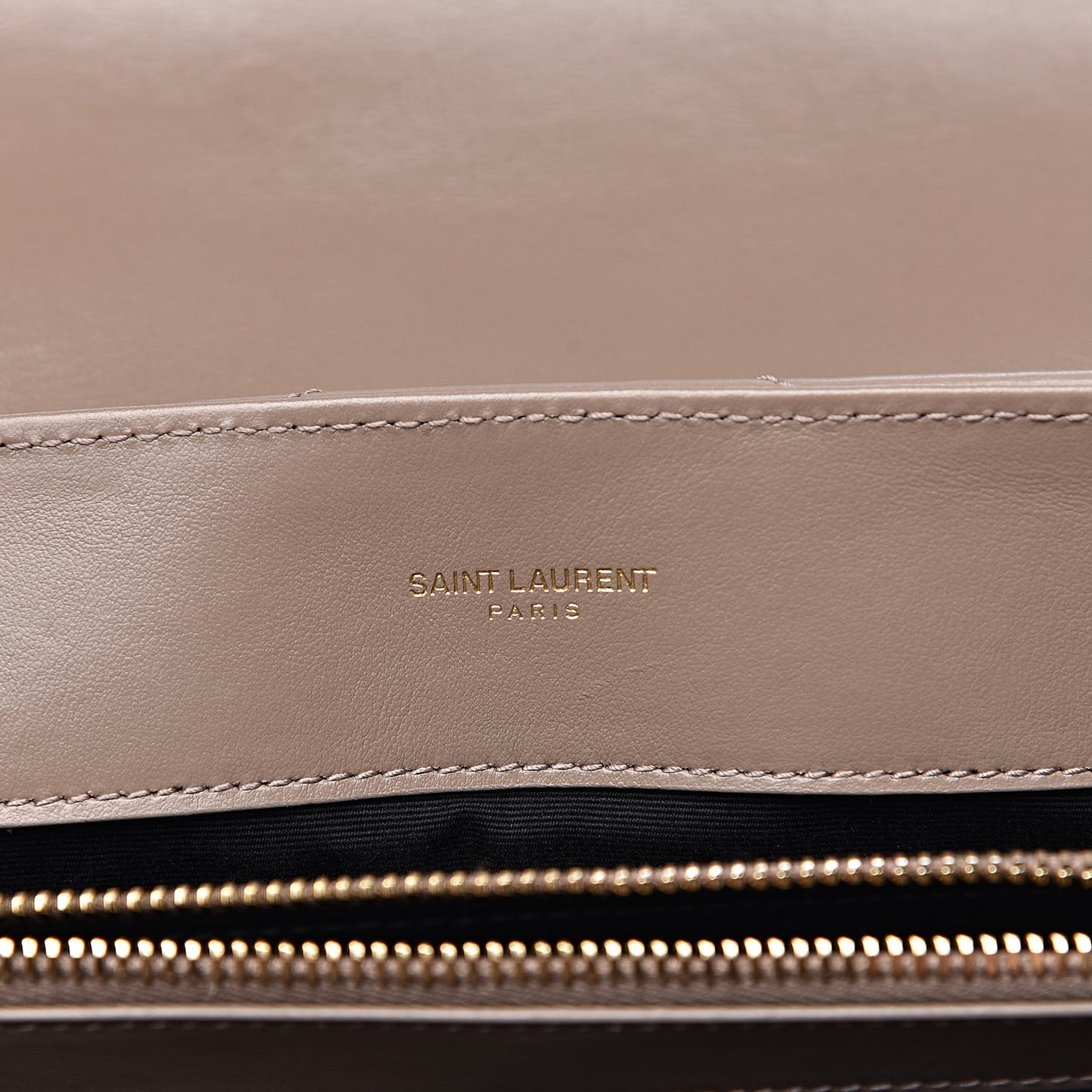 Calfskin Y Quilted Monogram Medium Loulou Chain Satchel Dark Beige