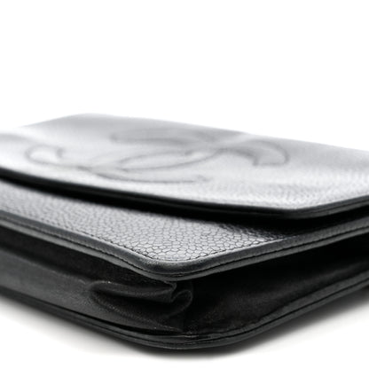 Chanel Caviar Timeless CC Wallet On Chain WOC Black 11 of 18