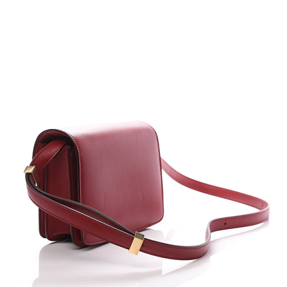 Celine Smooth Calfskin Small Classic Box Flap Bag Red 2 of 12