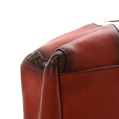 Bottega Veneta Calfskin Nappa Intrecciato Tote Brique Flamingo Truffle 9 of 11
