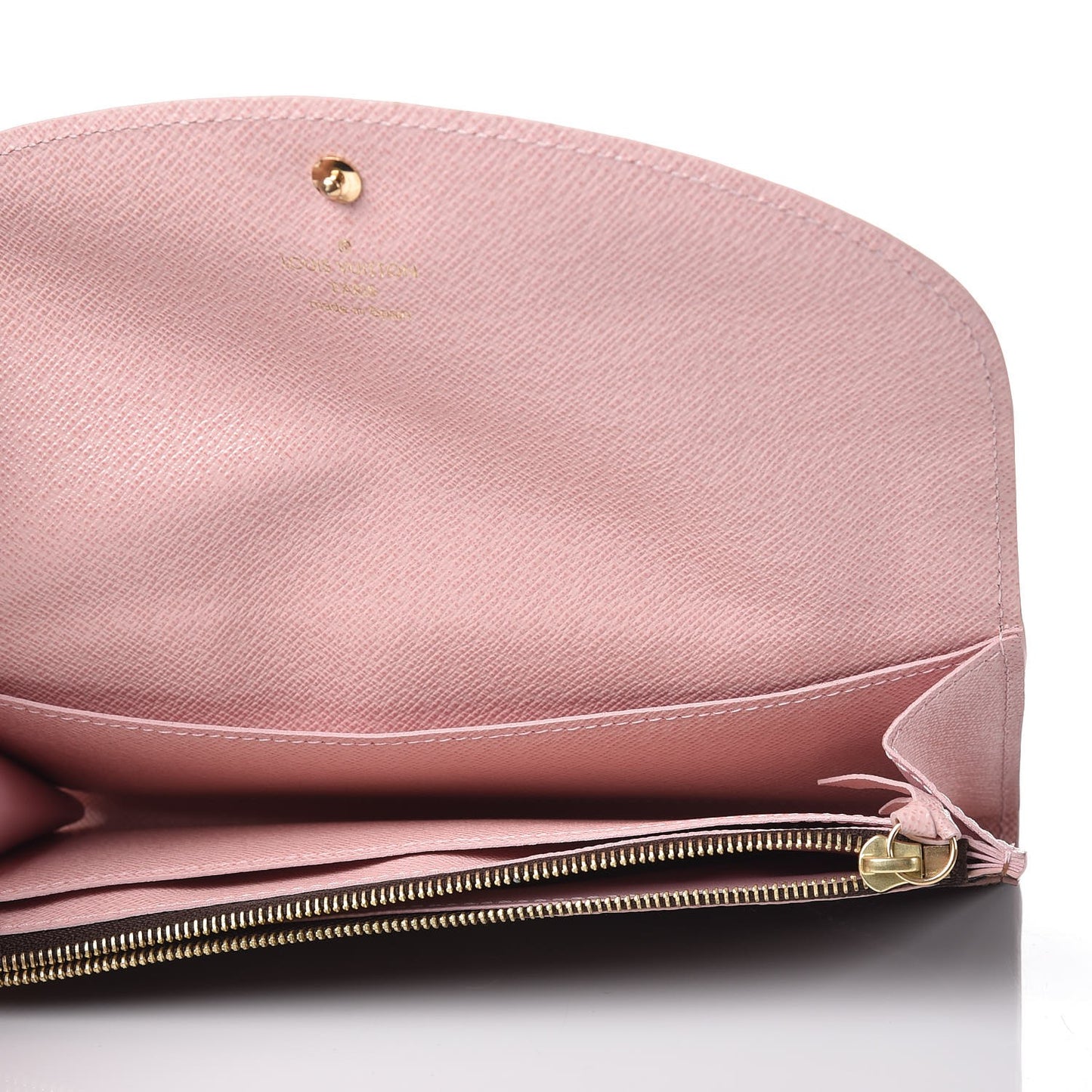 Damier Ebene Caissa Wallet Rose Ballerine