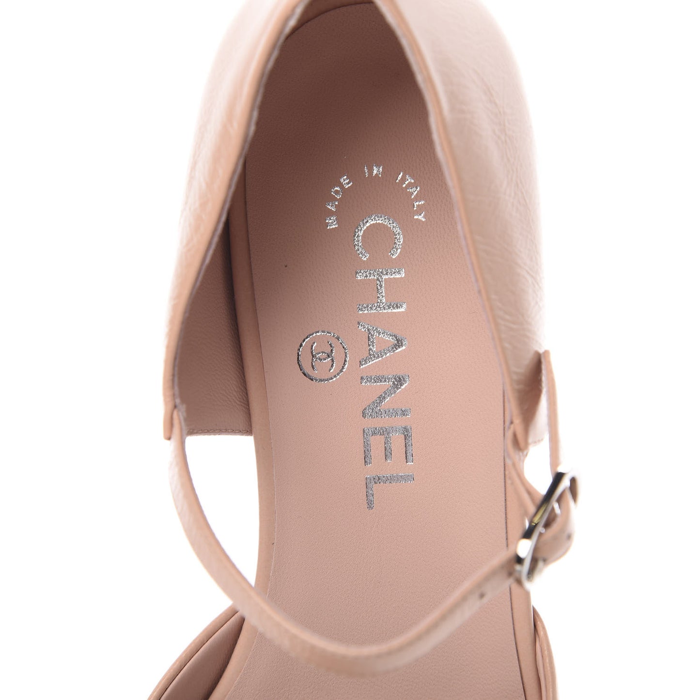Crumpled Calfskin Patent Cap Toe Flats 37.5 Pink Black