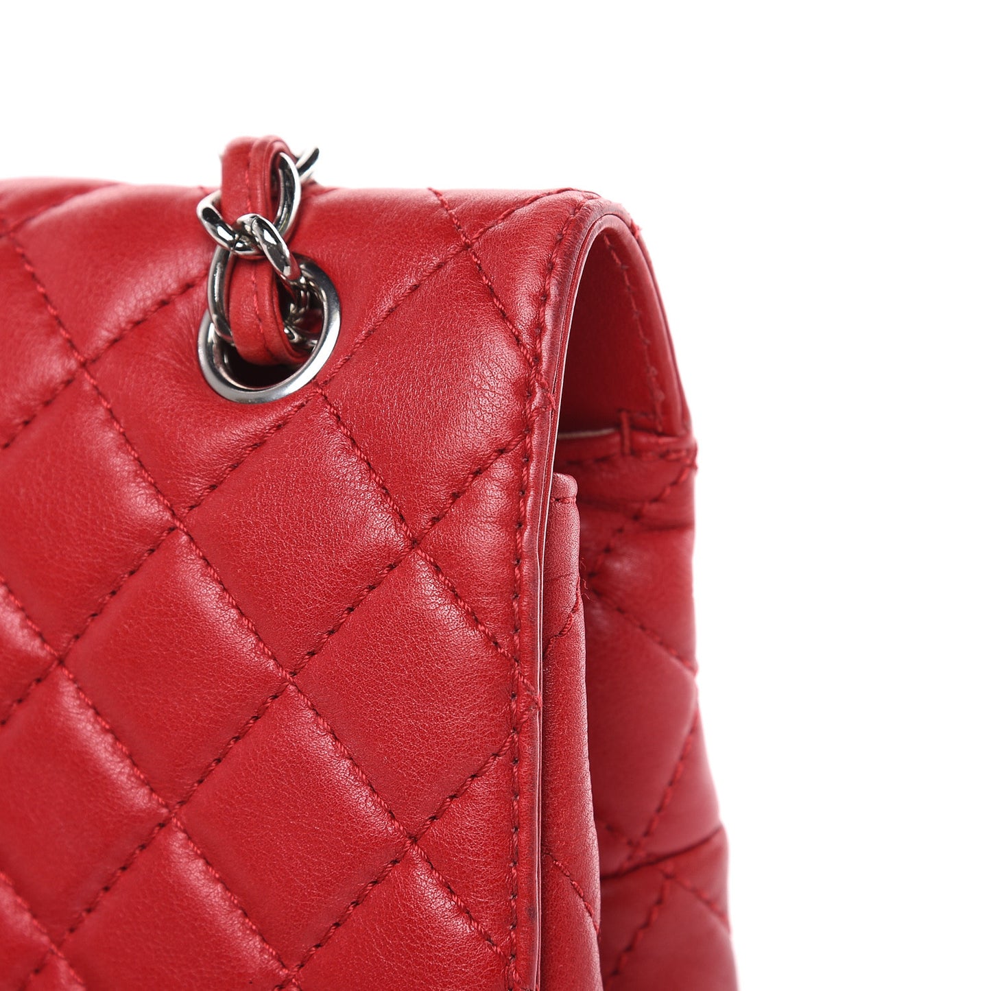 Calfskin Quilted In The Business Flap Red