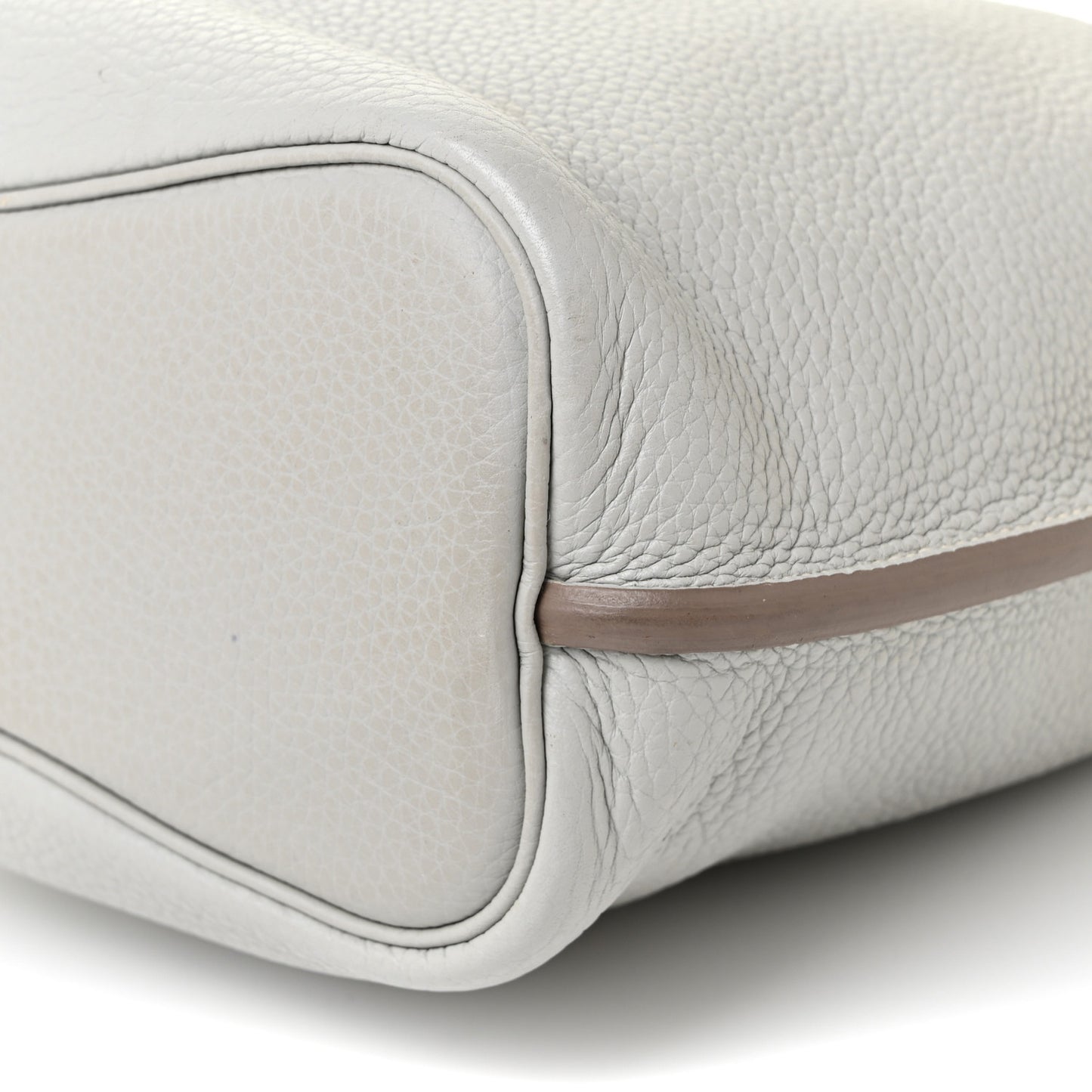 Taurillon Clemence Verso So Kelly 22 Gris Perle Crevette