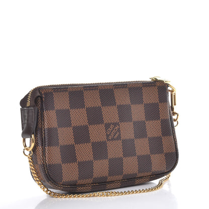 Louis Vuitton Damier Ebene Mini Pochette Accessories 3 of 8