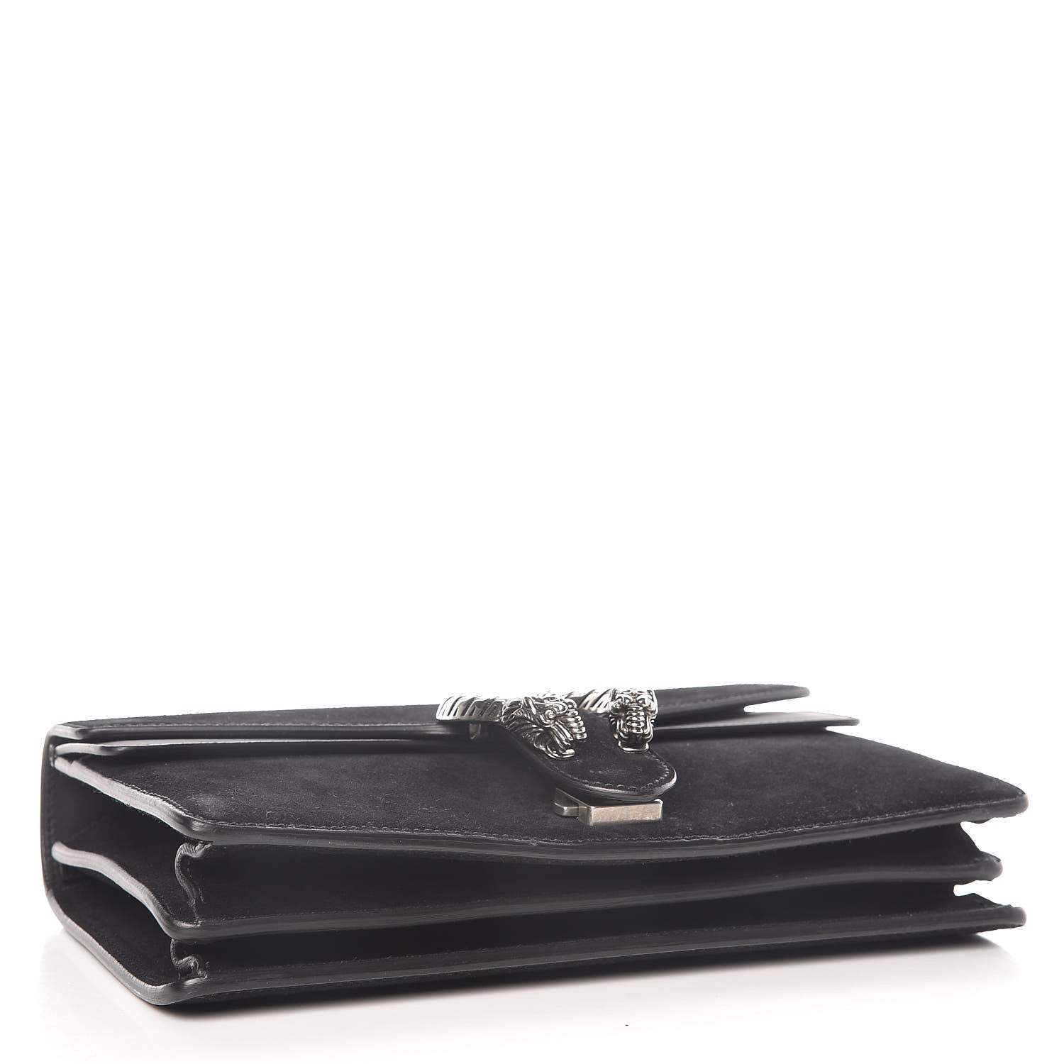 Gucci Suede Small Dionysus Shoulder Bag Black 4 of 9