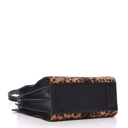 Saint Laurent Pony Effect Calfskin Leopard Print Baby Supple Sac De Jour 4 of 25