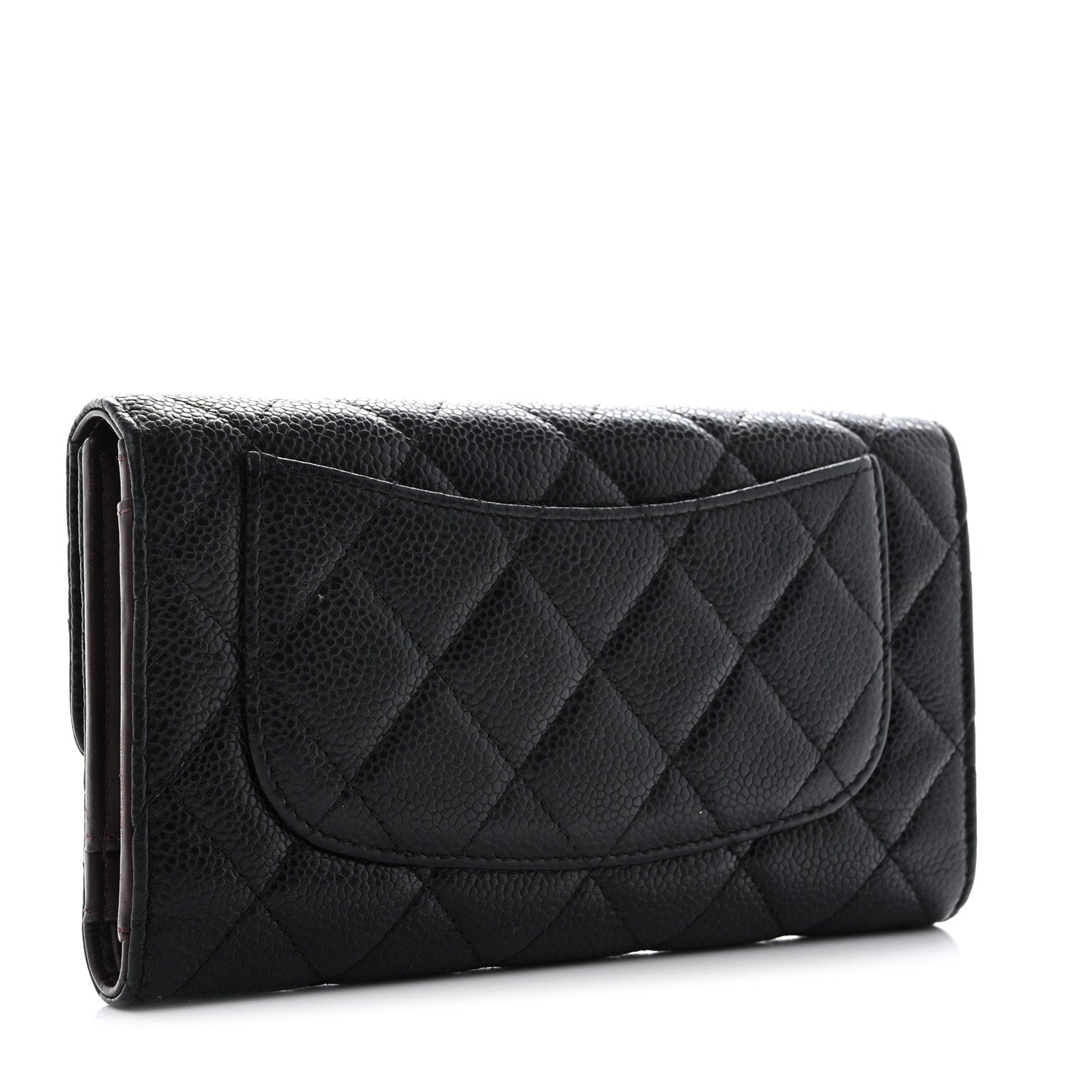Chanel Caviar Quilted Large Flap Wallet Black 3 of 11