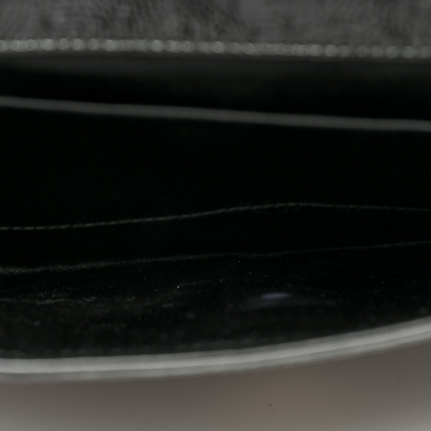 Textured Patent Monogram Large Belle De Jour Clutch Black