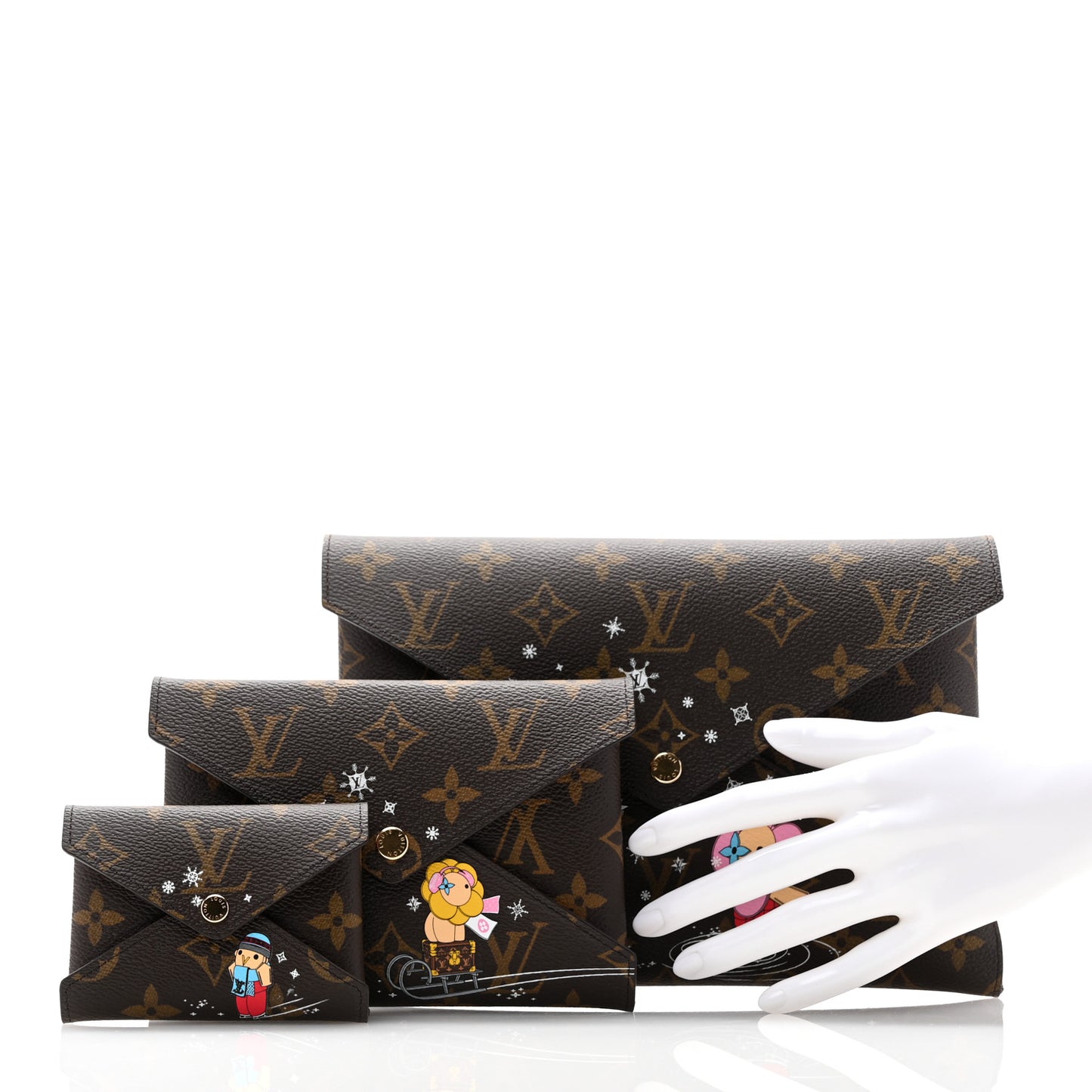 Monogram 2023 Christmas Animation Kirigami Pochette Set
