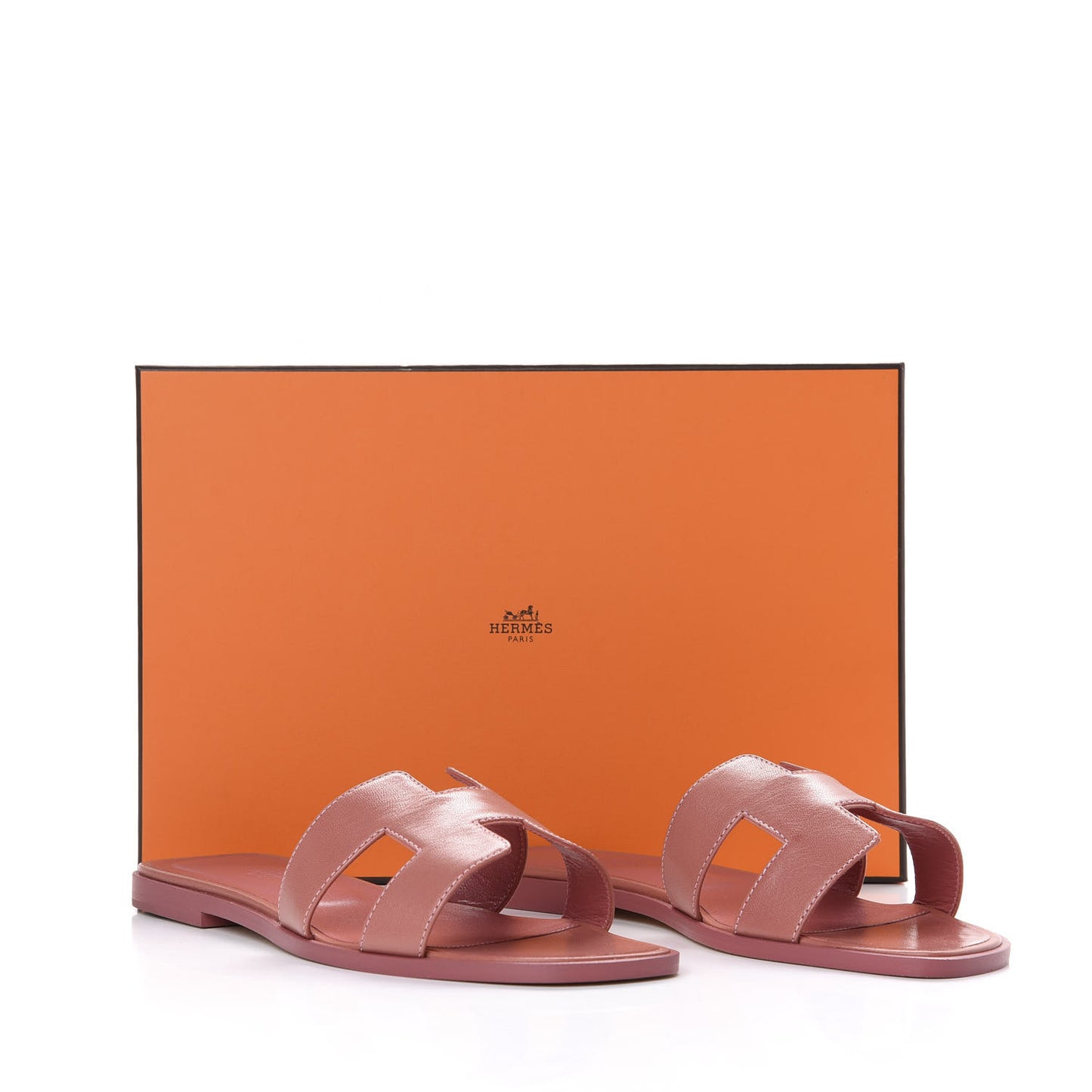Goatskin Oran Sandals 40 Rouge Blush