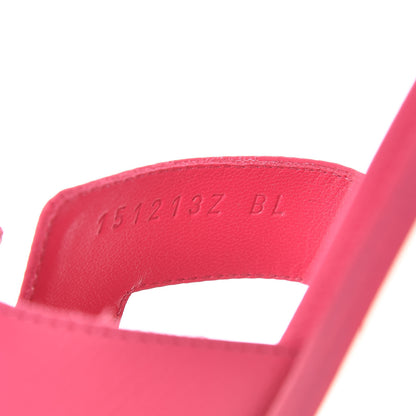 Hermes Epsom Oran Sandals 39 Rouge Azalee 8 of 9