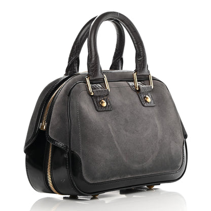 Louis Vuitton Havane Stamped Trunk Bowler PM Gray 3 of 16