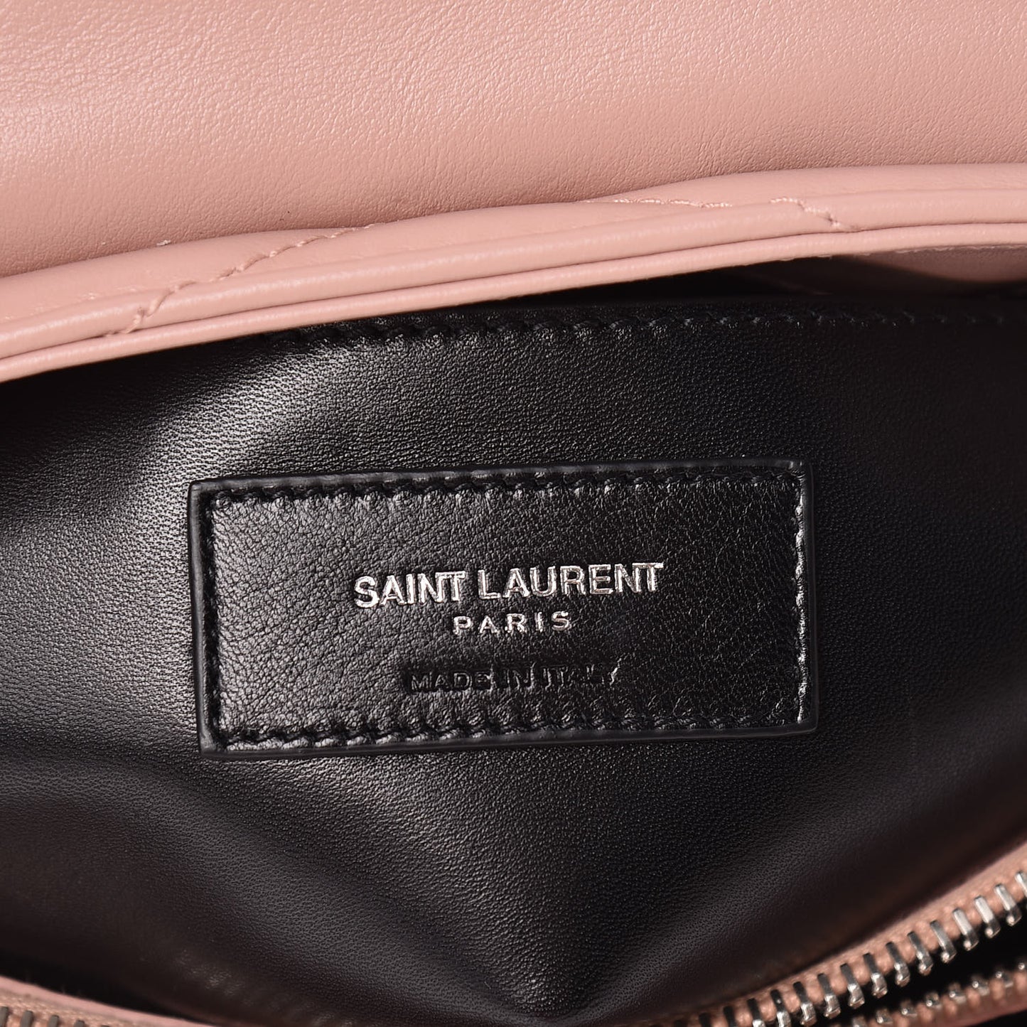 Calfskin Y Quilted Monogram Small Loulou Chain Satchel Rose Antic