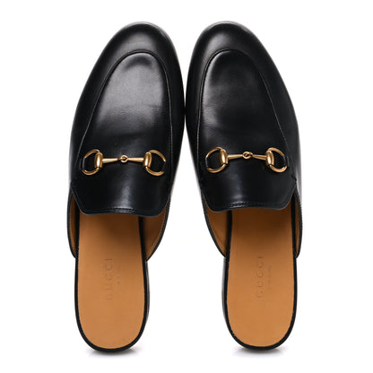 Gucci Calfskin Womens Princetown Slippers 36.5 Black 2 of 11