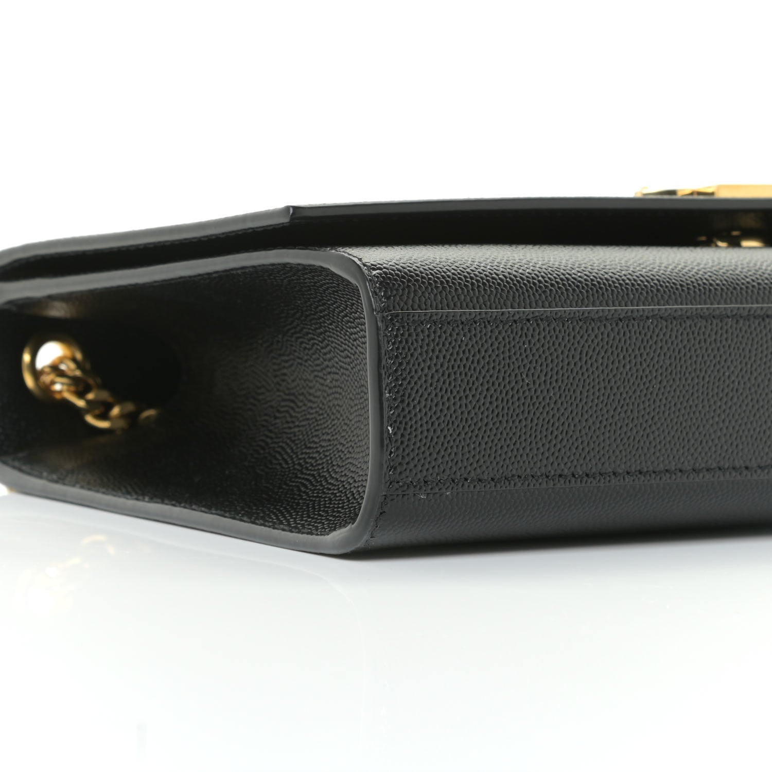 Saint Laurent Grain De Poudre Medium Classic Monogram Kate Satchel Black 5 of 12
