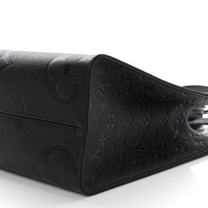 Louis Vuitton Empreinte Monogram Giant Onthego MM Black 9 of 10