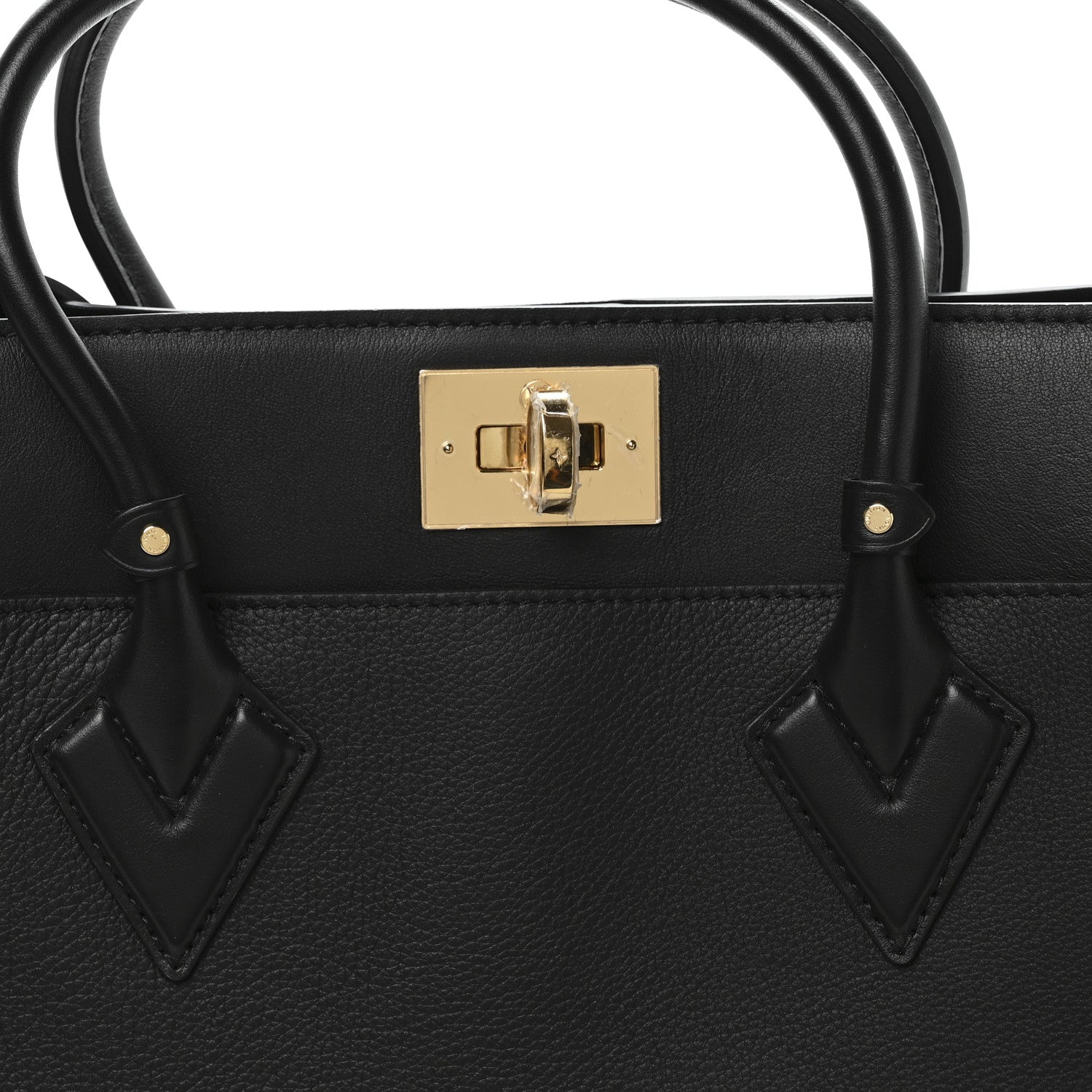 Louis Vuitton Calfskin Monogram Tufting On My Side Black 7 of 10