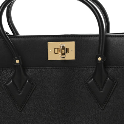 Louis Vuitton Calfskin Monogram Tufting On My Side Black 7 of 10
