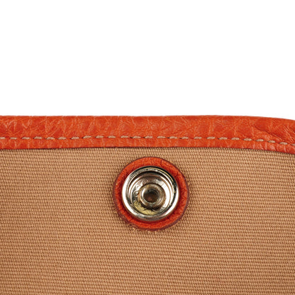 Hermes Toile Buffle Garden Party Tote 30 Potiron 2 of 13