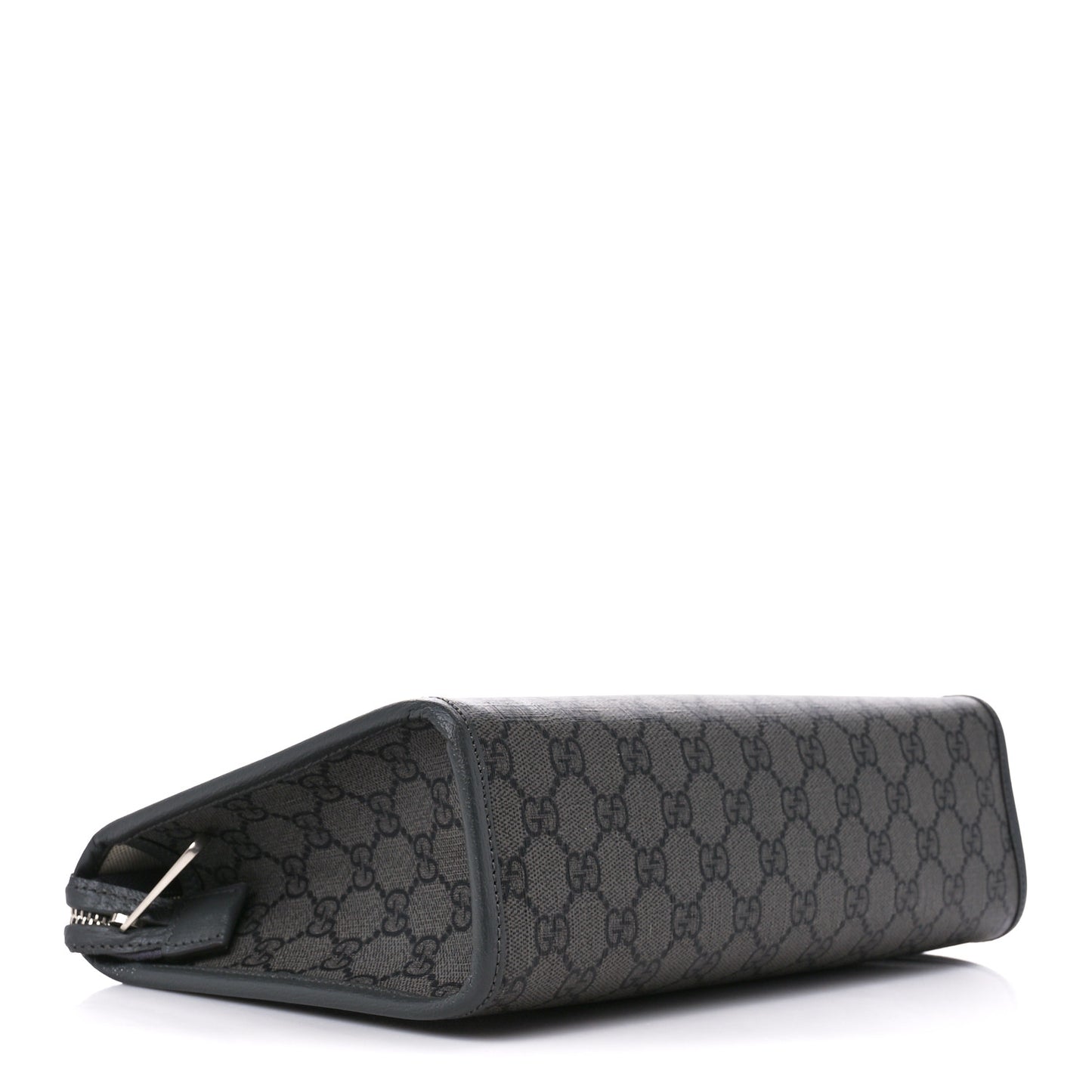 GG Supreme Monogram Ophidia GG Toiletry Case Grey Black