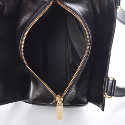 Chanel Lambskin Chocolate Bar Quilted CC Shoulder Bag Black 5 of 11