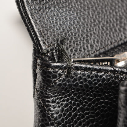 Chanel Caviar Quilted Jumbo Single Flap Black 8 of 8