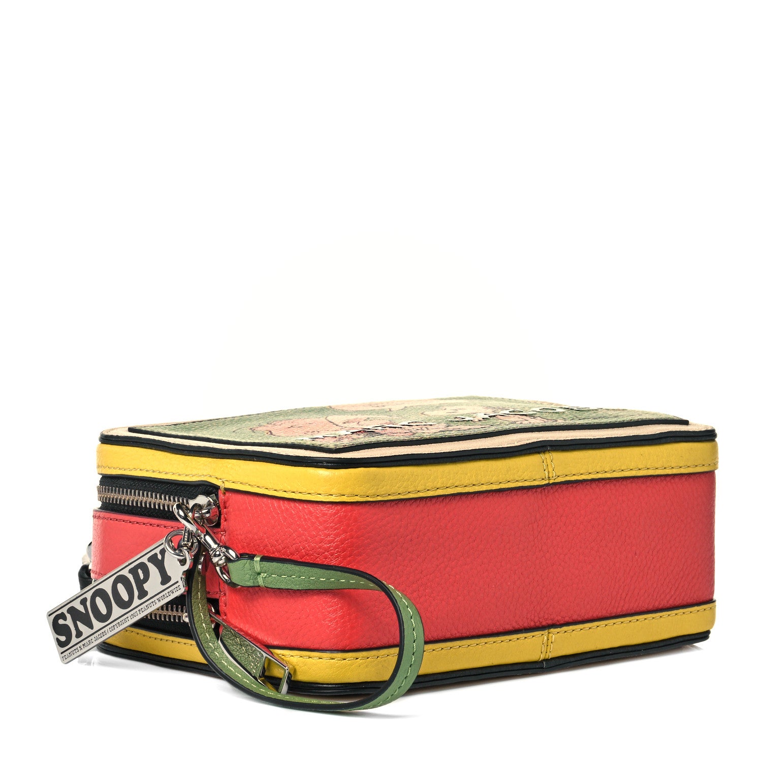 Marc Jacobs X Peanuts Calfskin The Box 20 Crossbody Yellow Multicolor 4 of 9