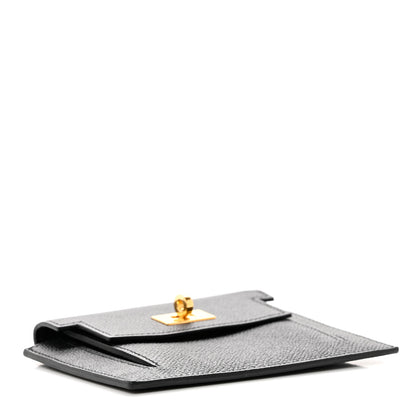 Hermes Epsom Kelly Pocket Compact Wallet Black 4 of 8