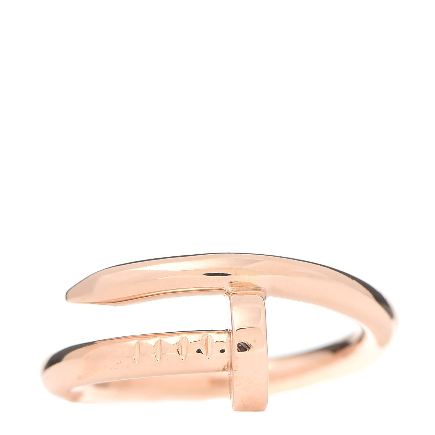 Cartier 18K Pink Gold Juste Un Clou Ring 55 7.25 1 of 4