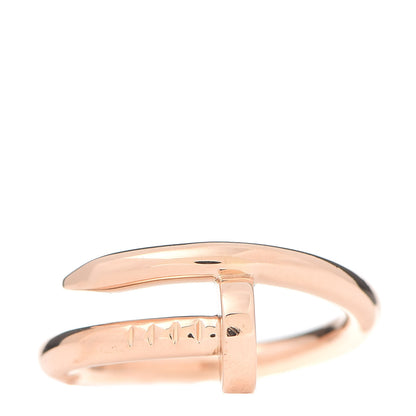 Cartier 18K Pink Gold Juste Un Clou Ring 55 7.25 1 of 4