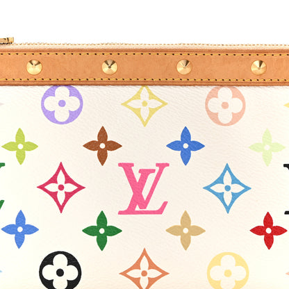Louis Vuitton Monogram Multicolor Pochette Accessories White 8 of 15
