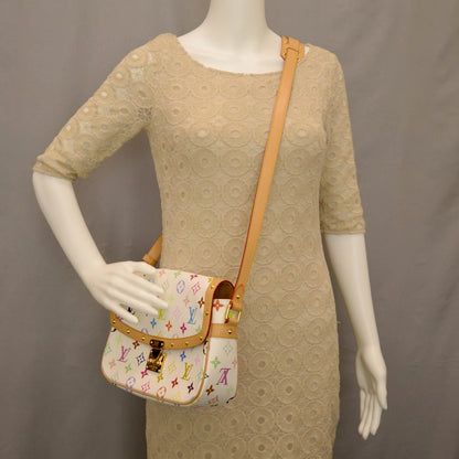 Louis Vuitton Monogram Multicolor Sologne White 2 of 7