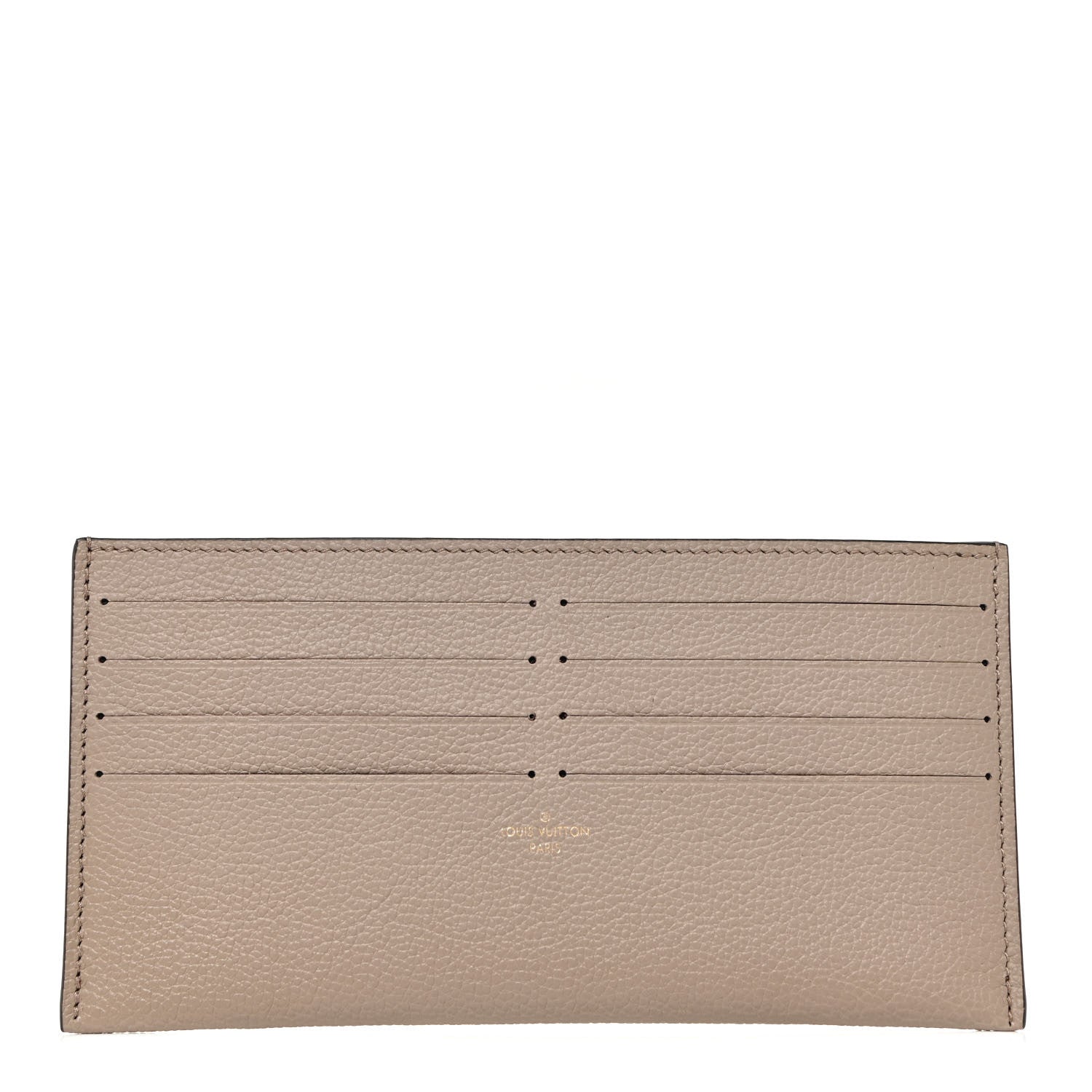 Louis Vuitton Calfskin Felicie Chain Wallet Card Holder Insert Tourterelle 1 of 8
