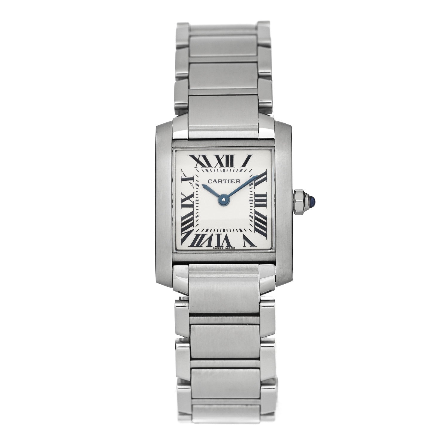 Cartier Stainless Steel 20mm Tank Francaise Quartz Watch 1 of 4