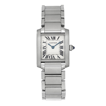 Cartier Stainless Steel 20mm Tank Francaise Quartz Watch 1 of 4
