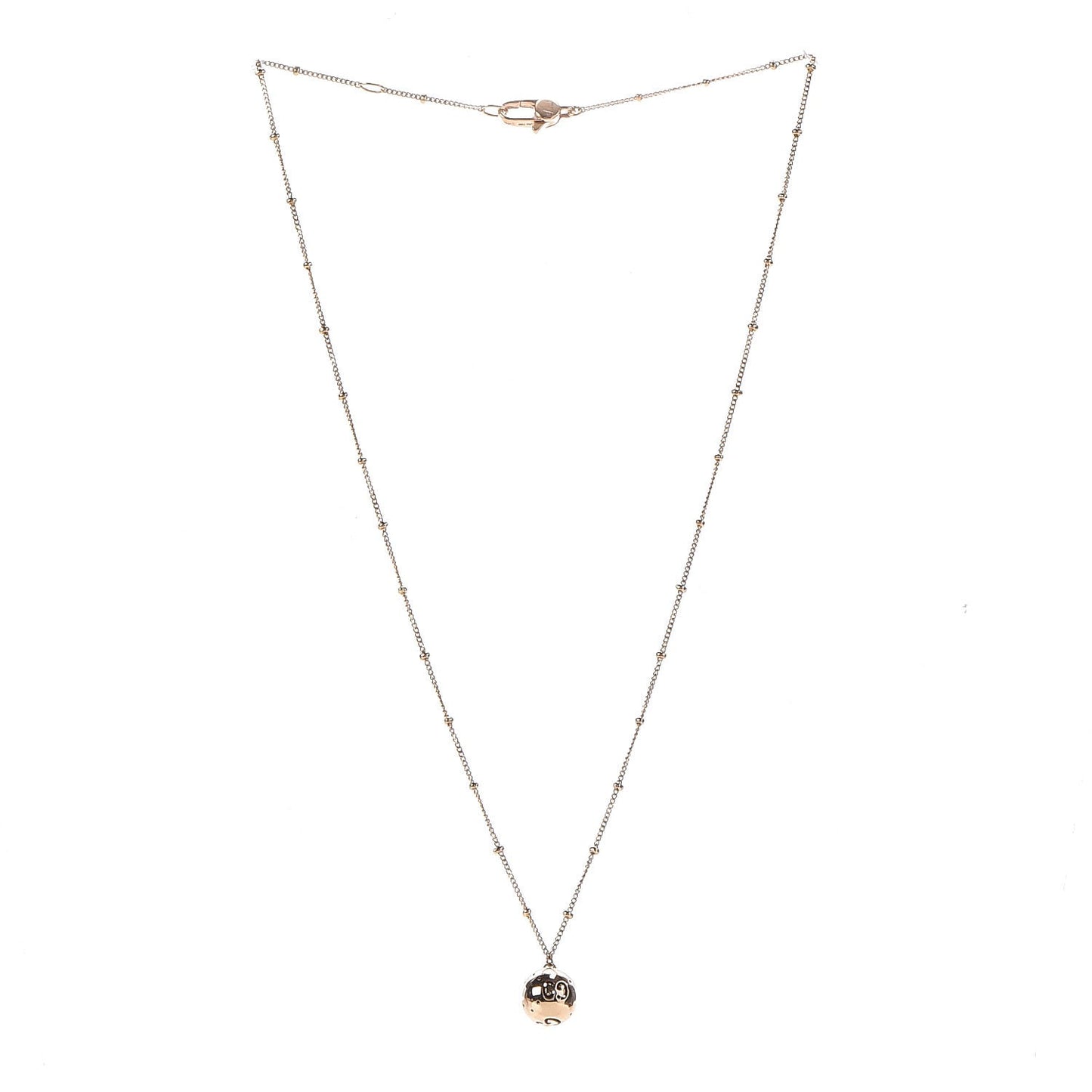 18K Rose Gold Icon Station Pendant Necklace