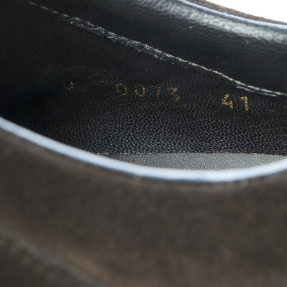 Louis Vuitton Suede Calfskin Perforated Sneakers 41 Brown 9 of 9
