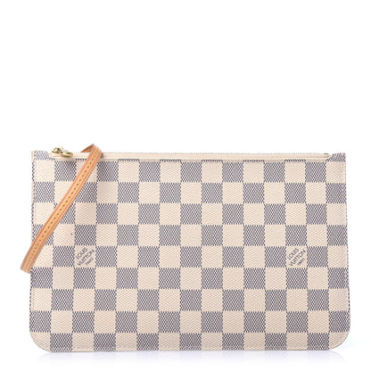 Louis Vuitton Damier Azur Neverfull MM GM Pochette 1 of 4
